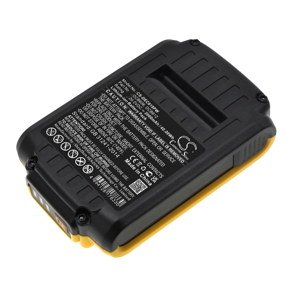 Batterijen Vervangt DCB118