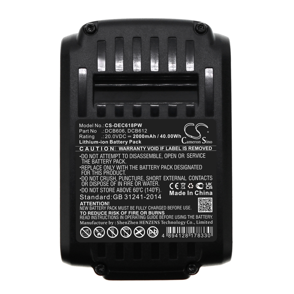 Battery Replaces DCB181-XJ