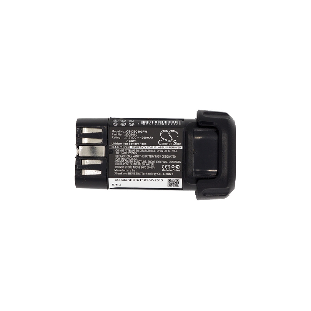 Compatibele batterijvervanging voor DeWalt DCB080