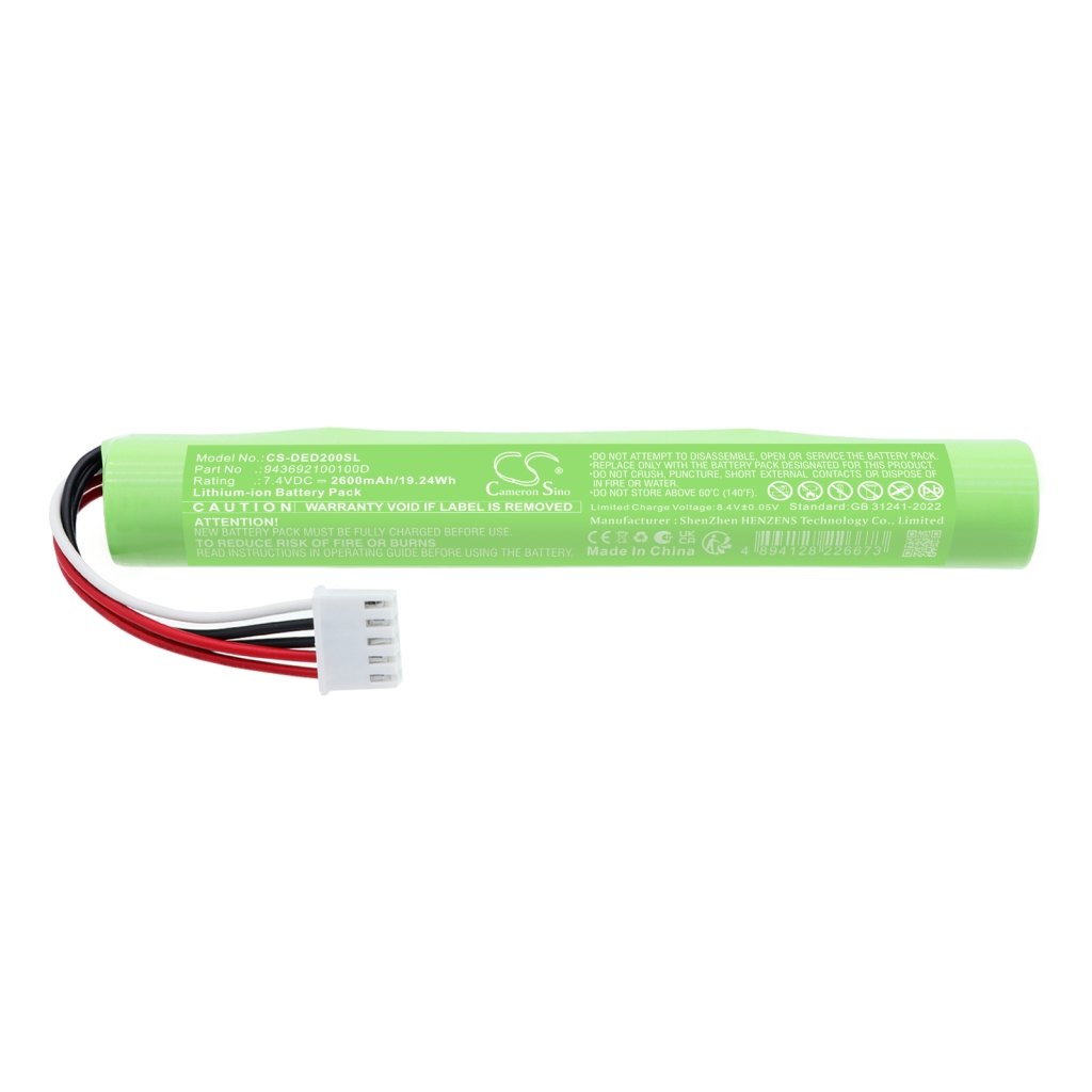Cameron Sino CS-DED200SL – label 7.4V 2600mAh, side view