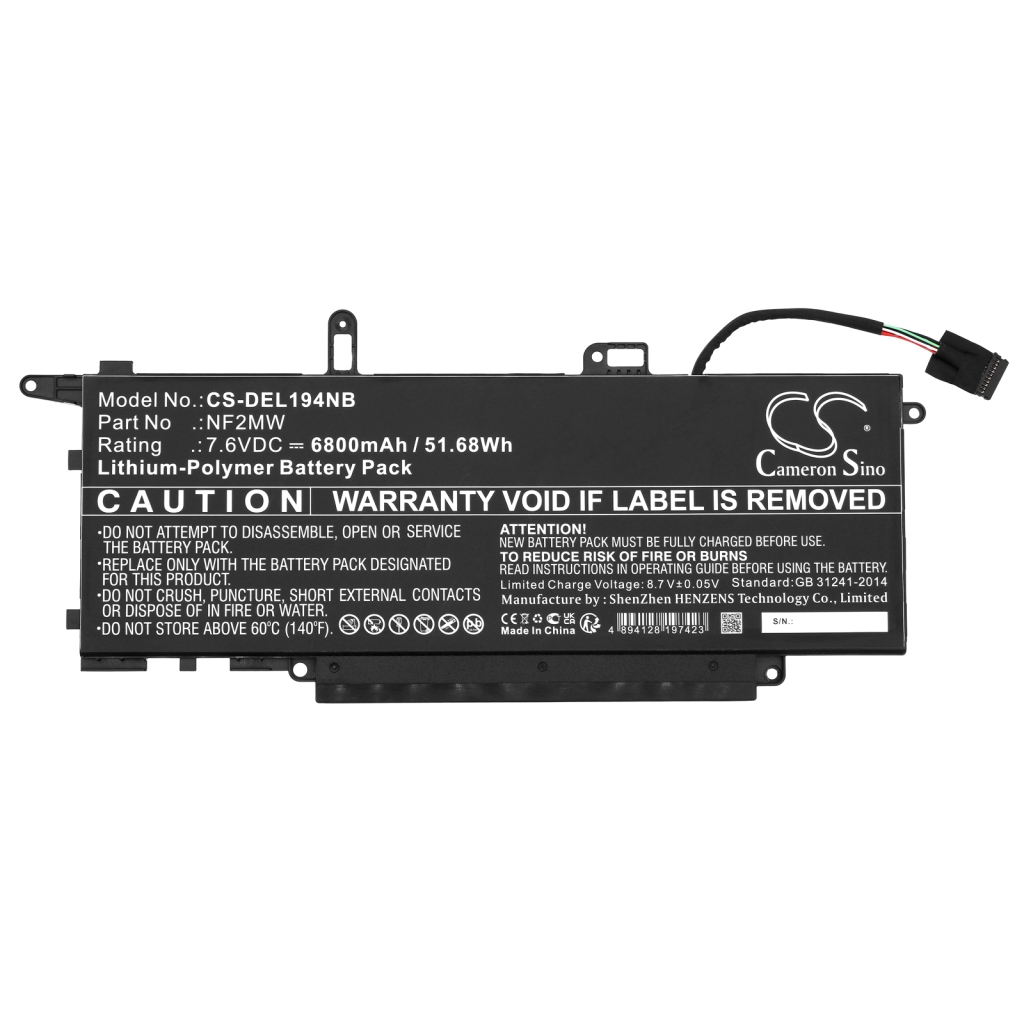 Batterijen Vervangt 85XM8