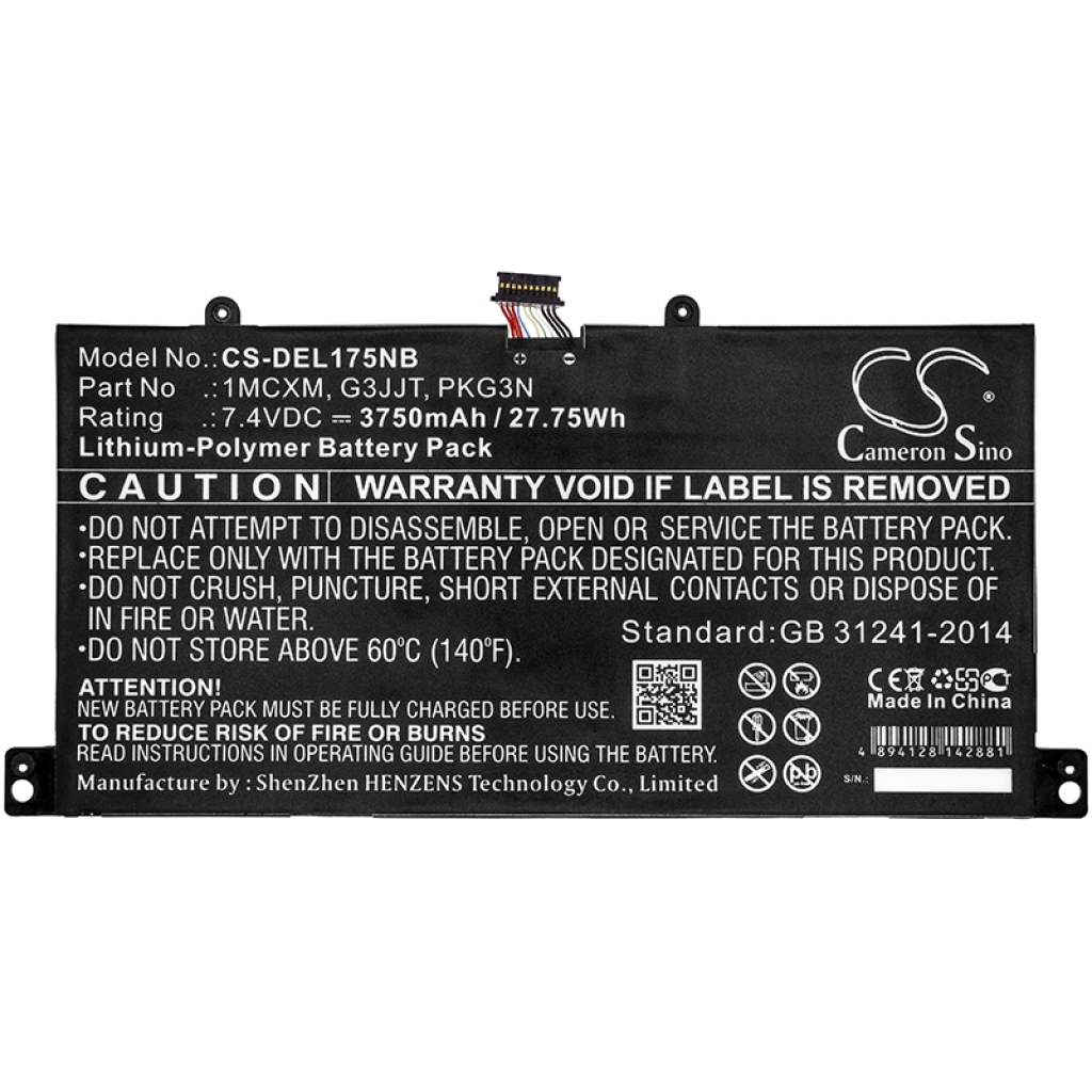 Batterij Vervangt PKG3N