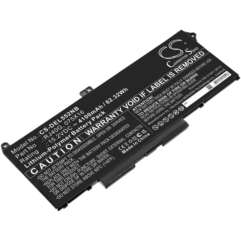 Batterijen Vervangt RJ40G