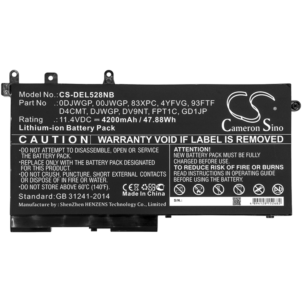Batterij Vervangt DJWGP