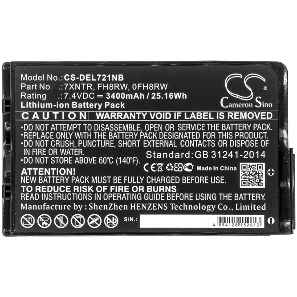 Batterijen Vervangt FH8RW