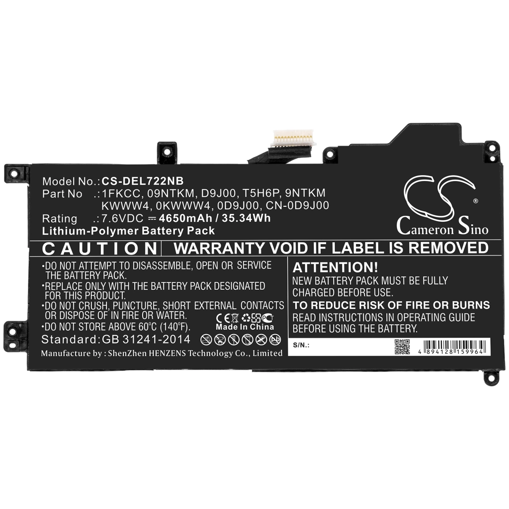 Batterijen Vervangt 09NTKM
