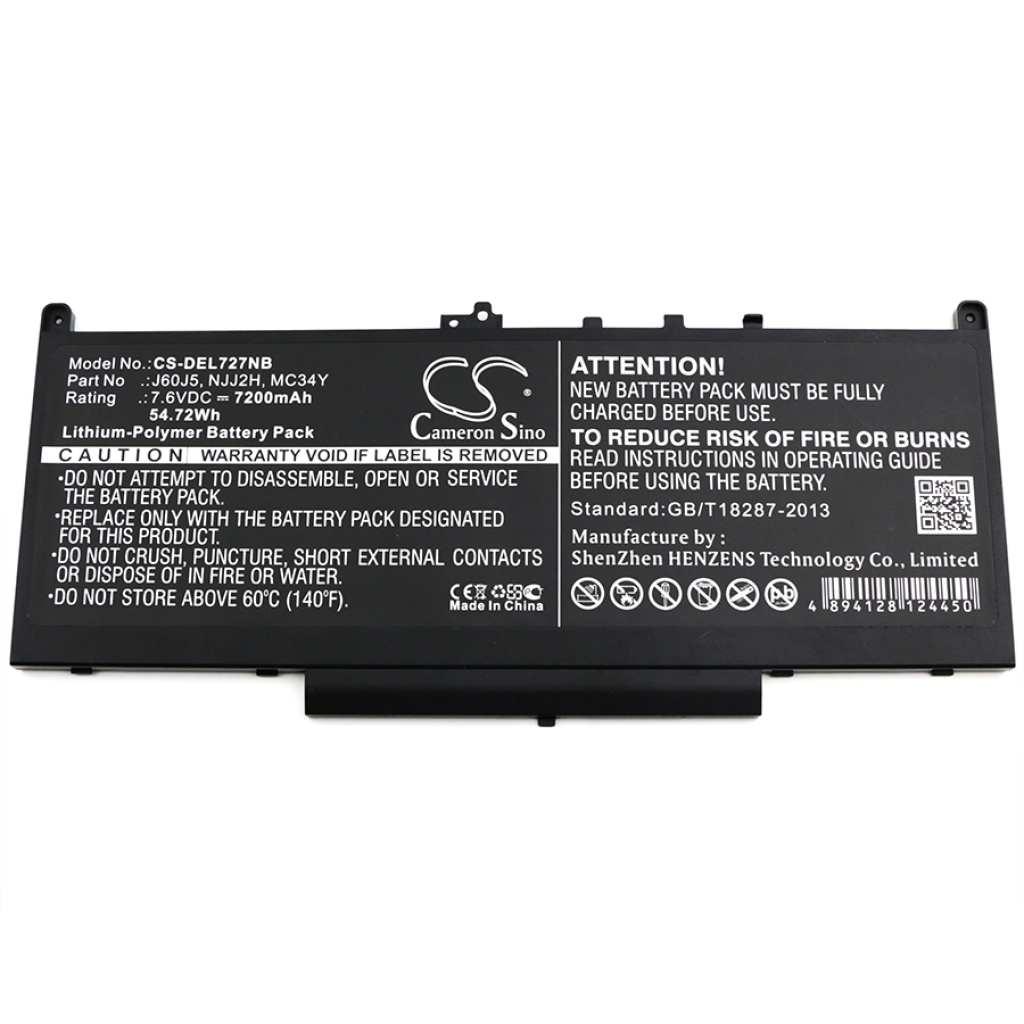 Batterijen Vervangt 0MC34Y