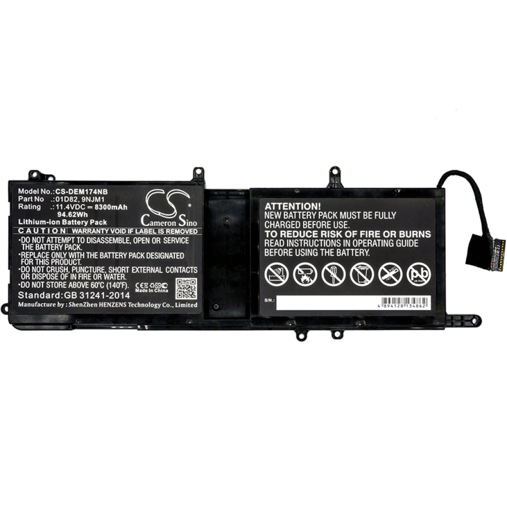 Batterijen Vervangt 01D82