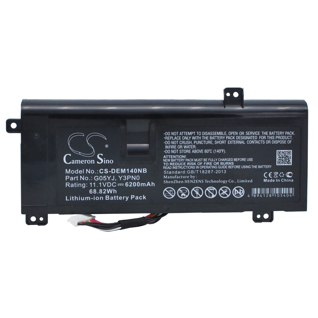 Batterij Vervangt GO5YJ
