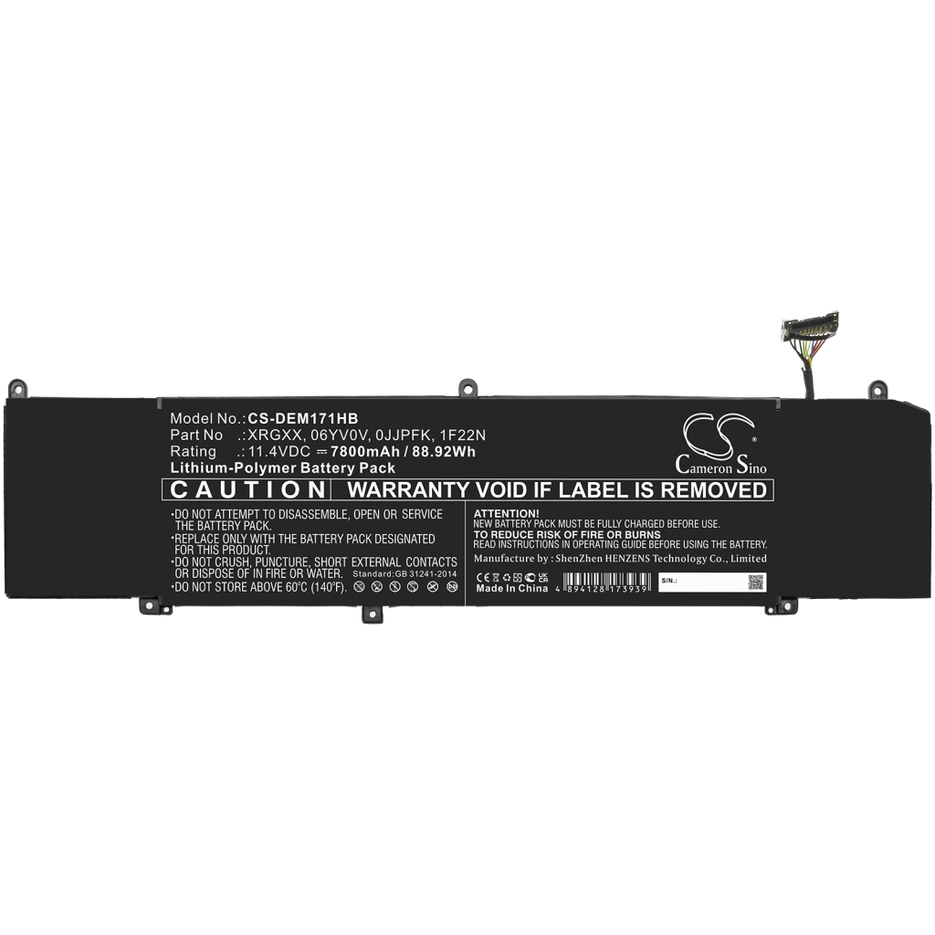 Notebook battery DELL ALW17M-D4736B
