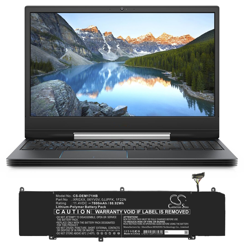 Notebook battery DELL ALW17M-D4736B