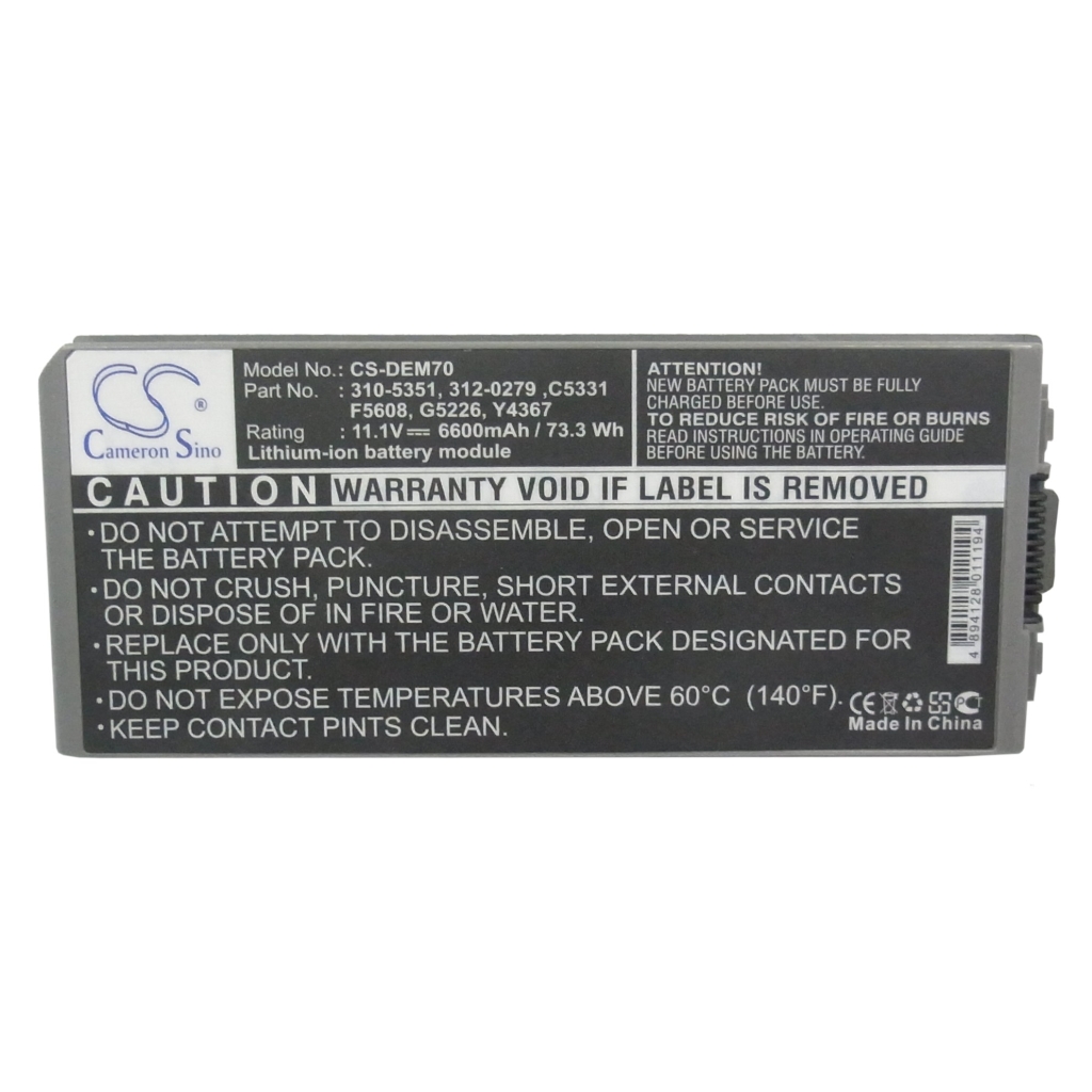 Batterijen Vervangt Y4367