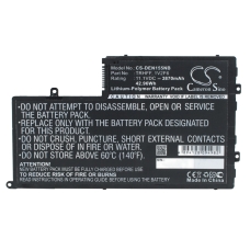 Compatibele batterijvervanging voor DELL 01V2F,01V2F6,0DFVYN,0PD19,1V2F6...