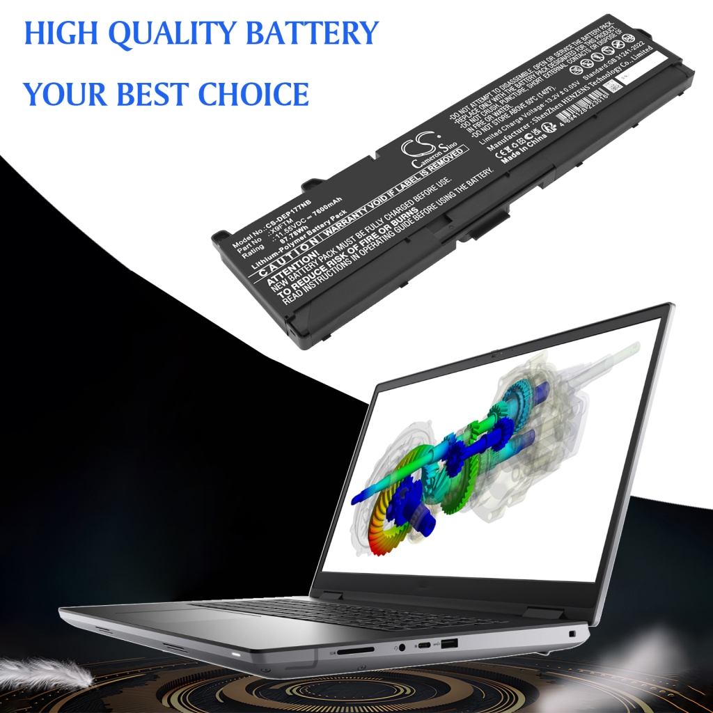 Notebook battery DELL CS-DEP177NB