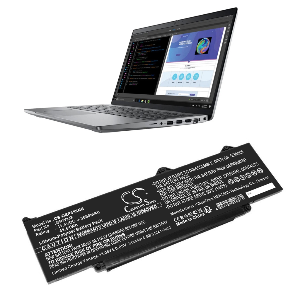 Batterijen Vervangt NKXK7