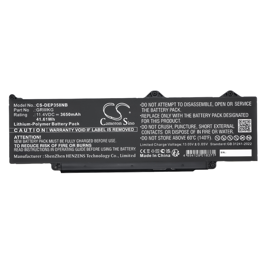 Batterijen Notebook batterij CS-DEP358NB