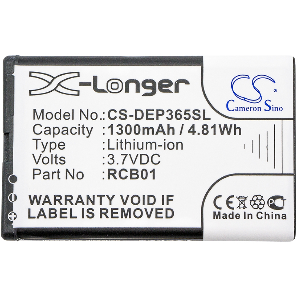 Compatibele batterijvervanging voor Aligator RCB01