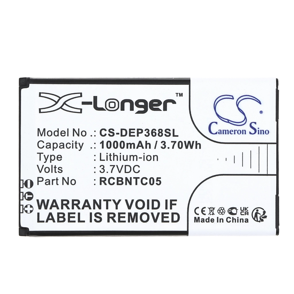 Compatible battery replacement for Doro RCBNTC05