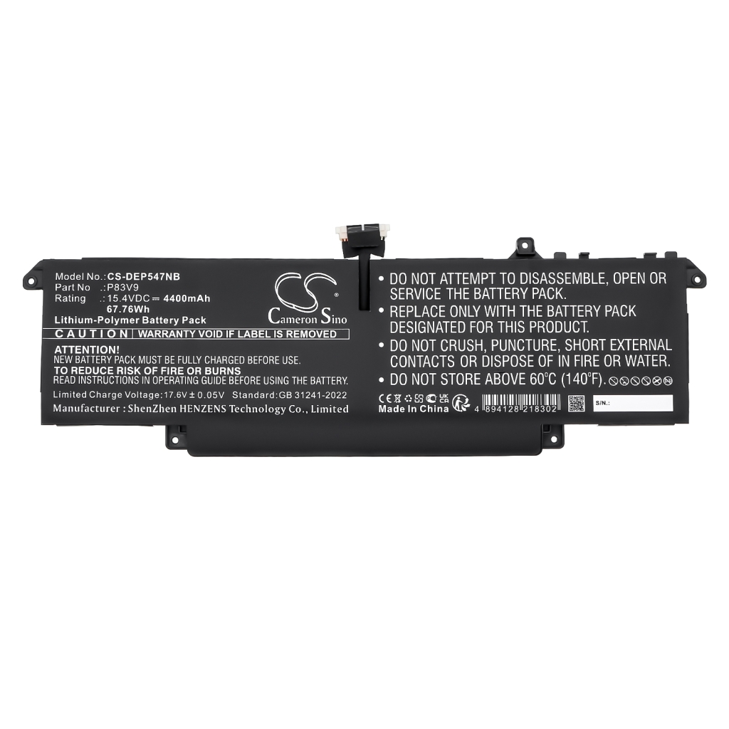 Batterijen Notebook batterij CS-DEP547NB