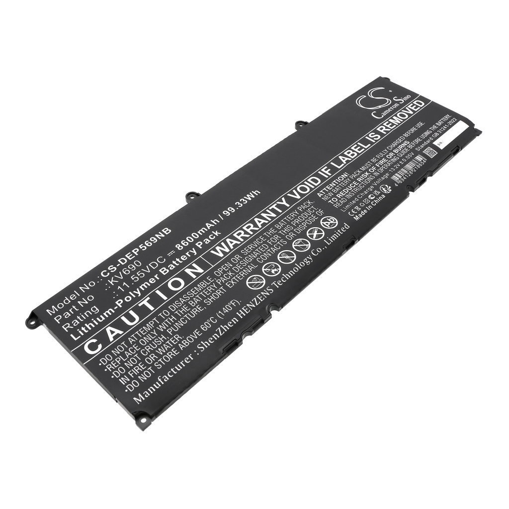 Batterij Vervangt 6D2HW