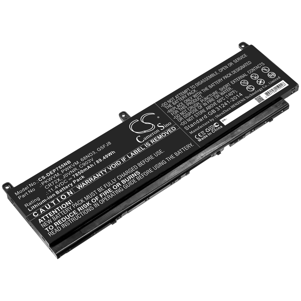 Battery Replaces J0VNR
