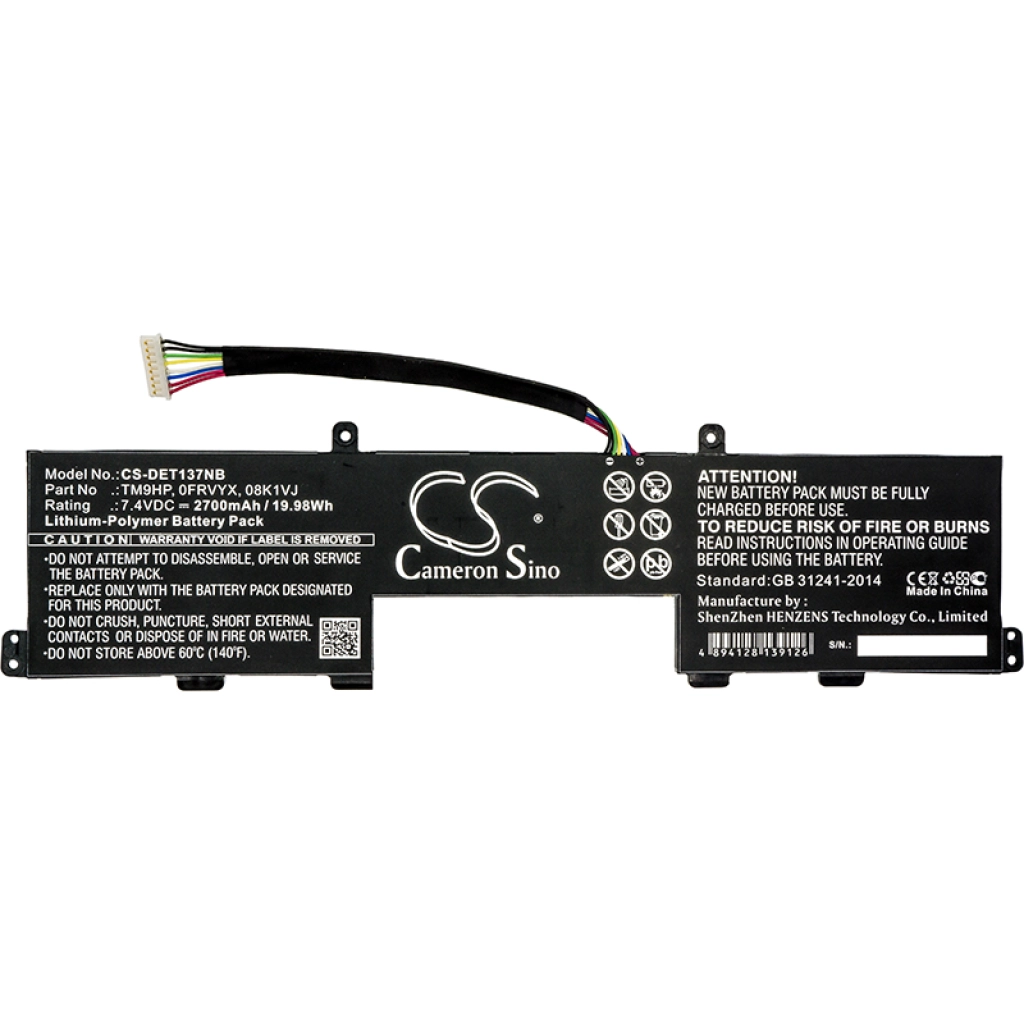 Batterijen Vervangt 08K1VJ