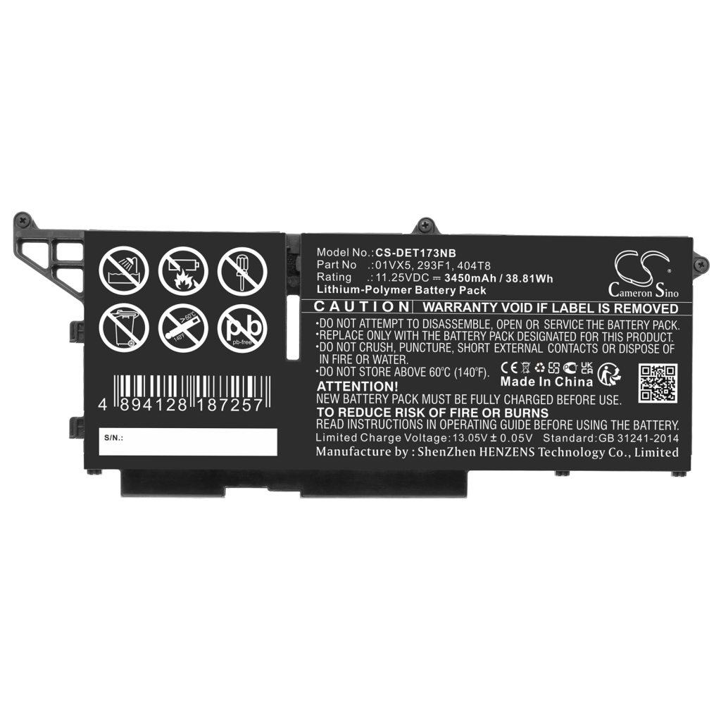 Batterijen Vervangt 293F1