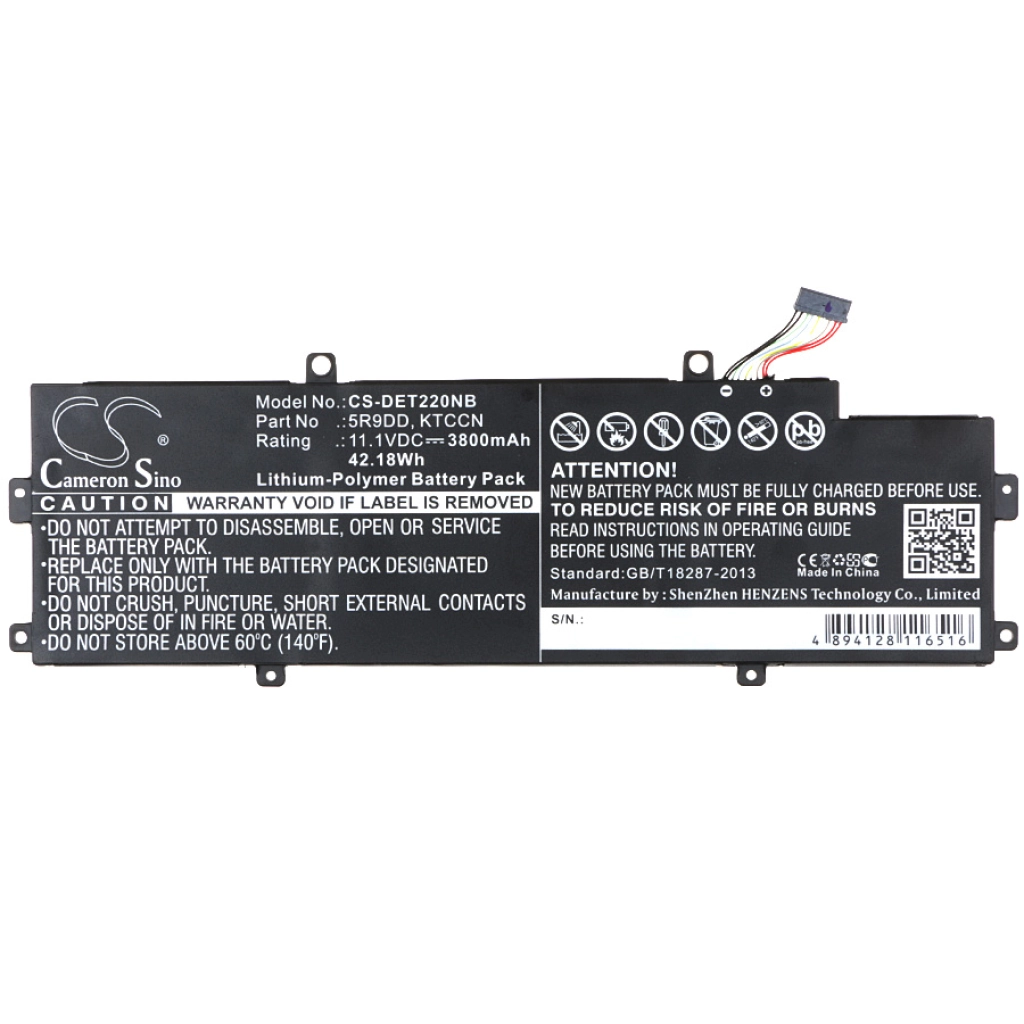 Batterijen Vervangt KTCCN