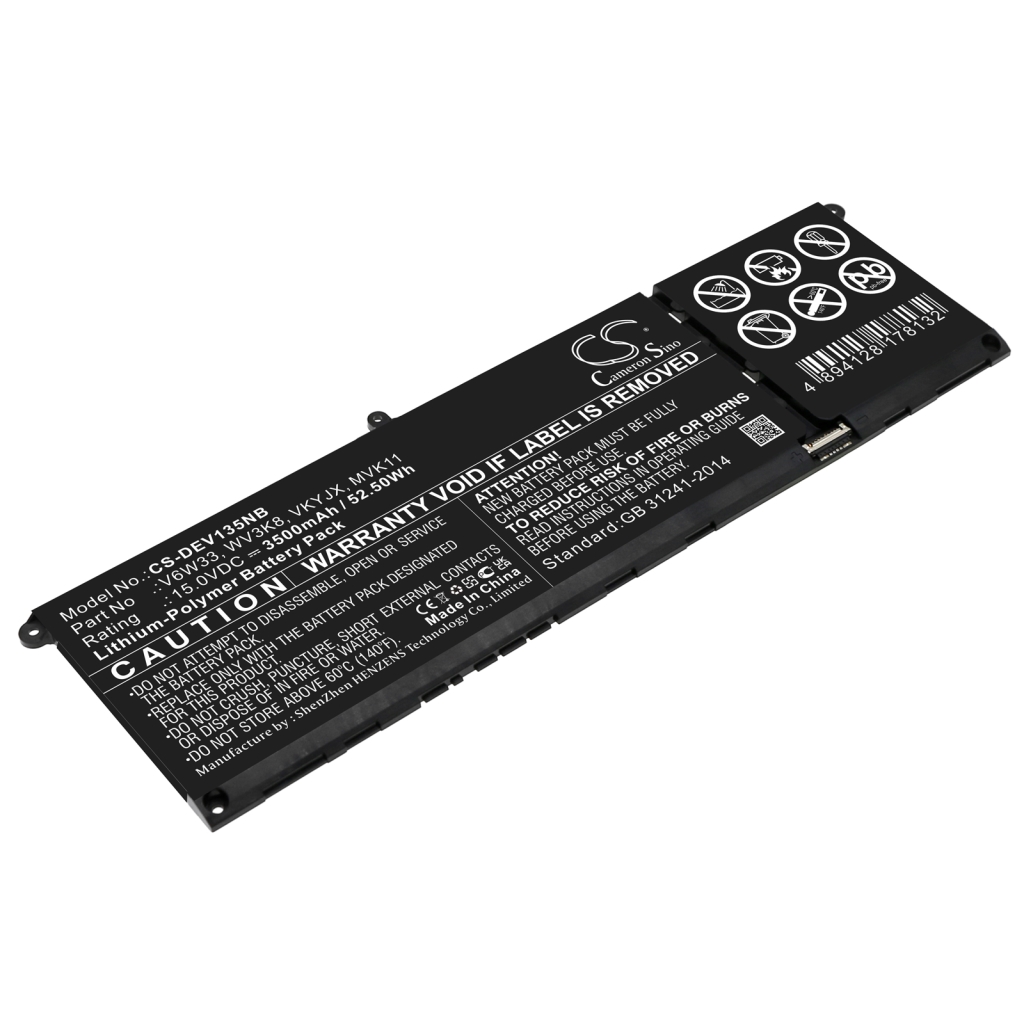 Batterijen Vervangt XDY9K