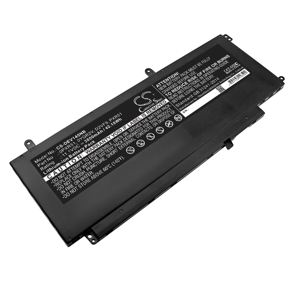 Batterij Vervangt 0PXR51