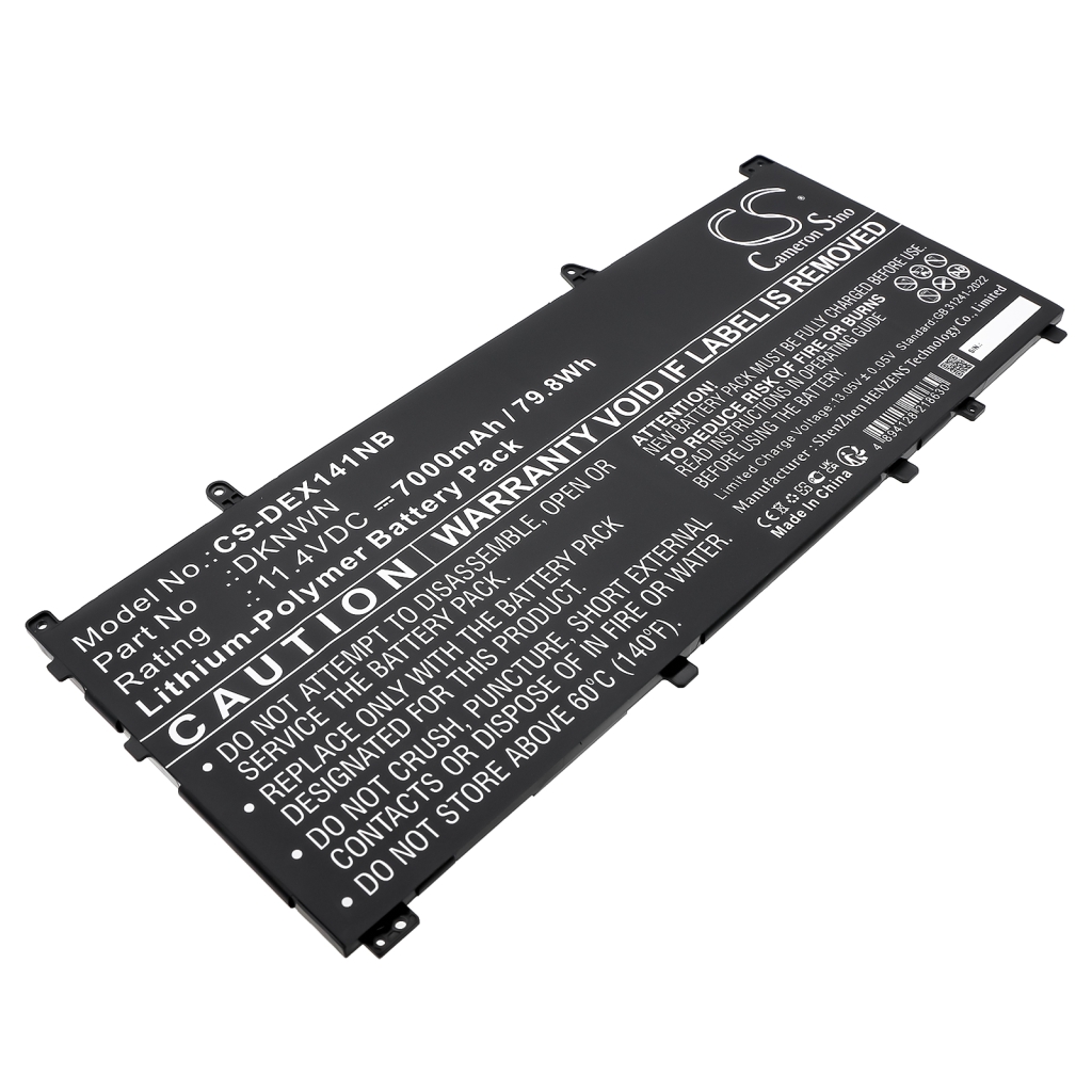 Notebook batterij DELL CS-DEX141NB