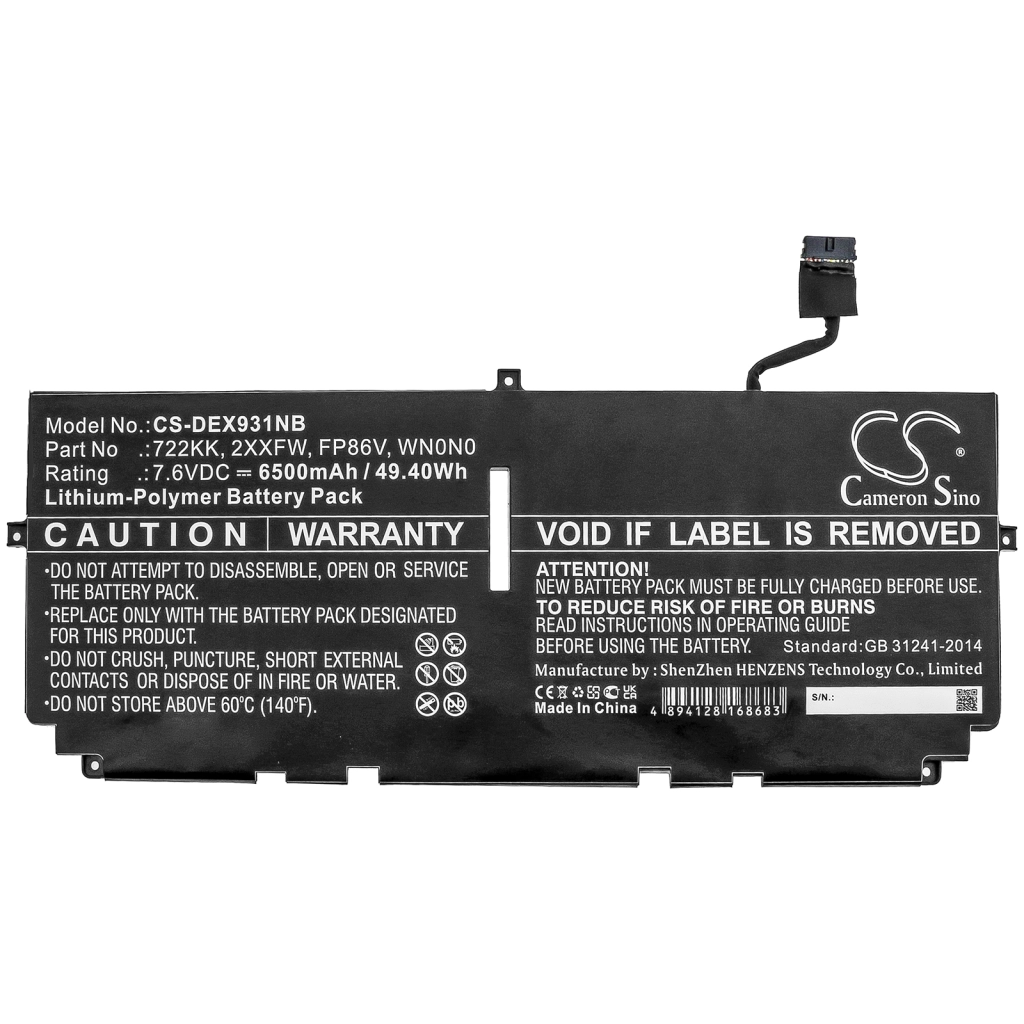 Batterijen Vervangt 722KK