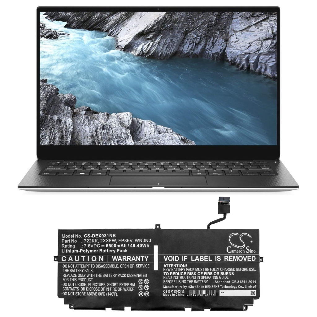 Batterij Vervangt FP86V