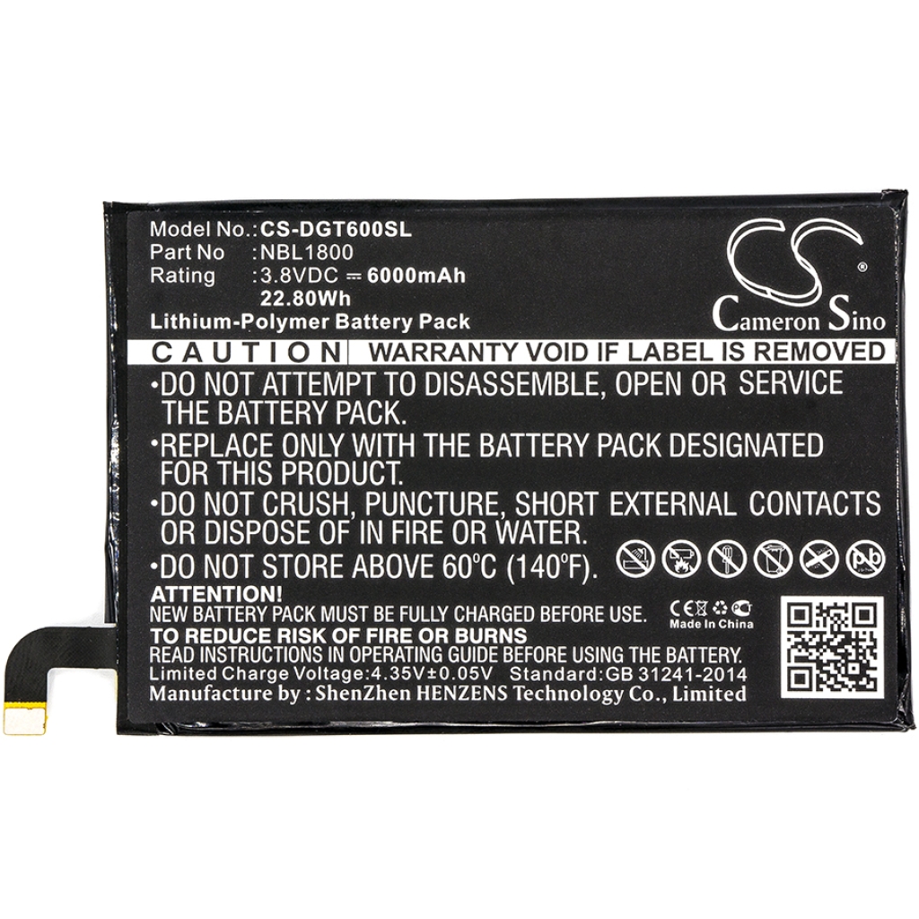 Batterijen Vervangt T6