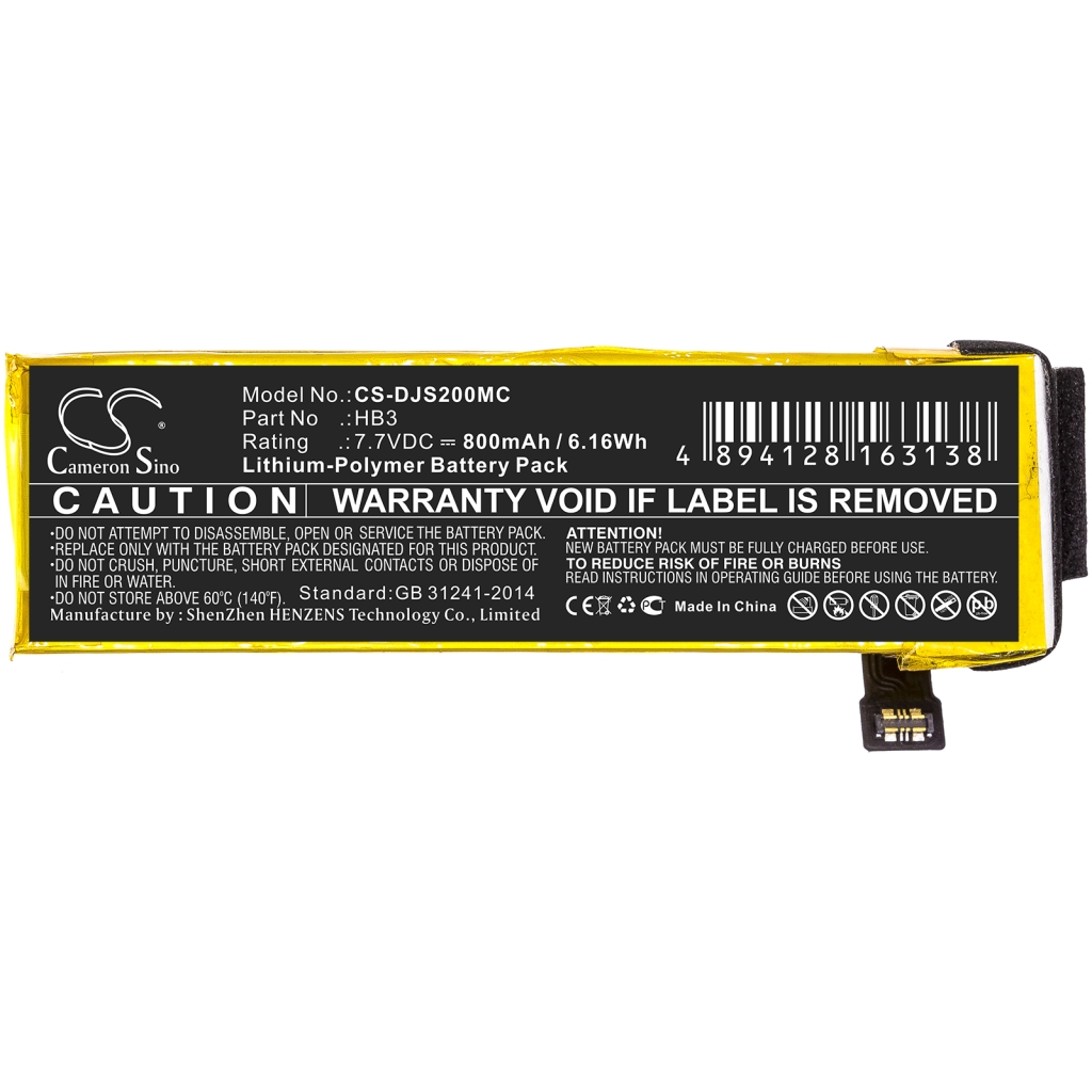 Compatibele batterijvervanging voor Dji HB3