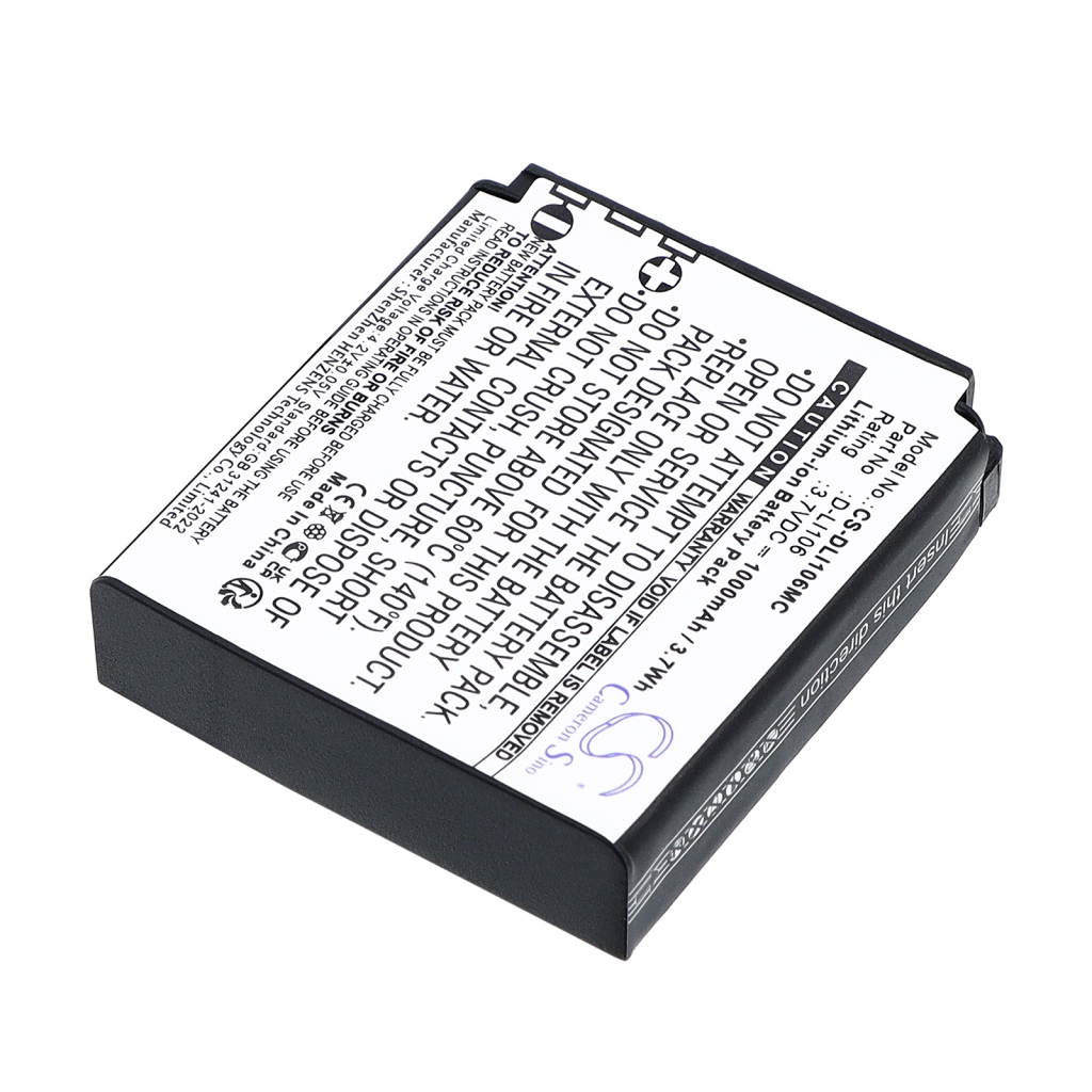 Batterij compatibel met KODAK PENTAX CS-DLI106MC