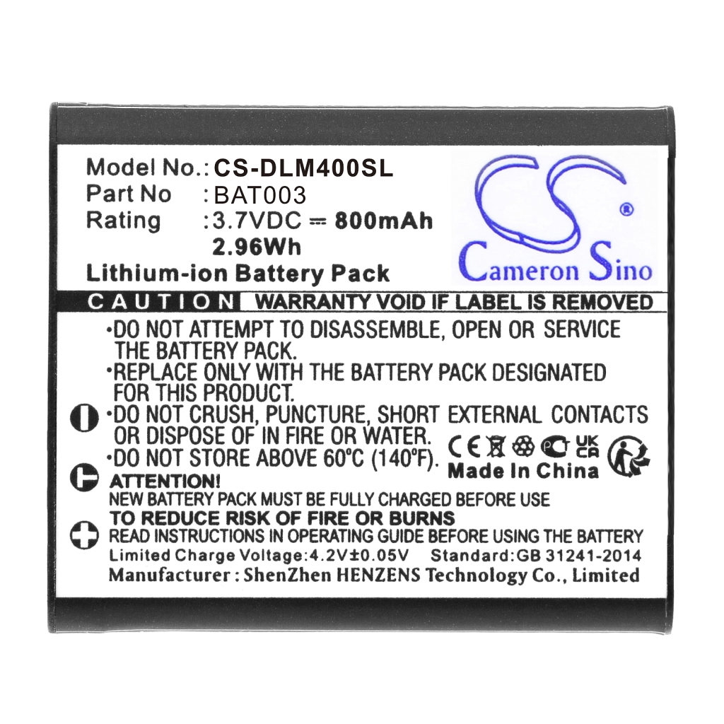 Batterijen Vervangt BAT003