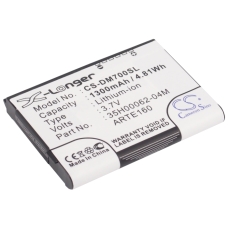Compatible battery replacement for HTC 35H00062-04M,ARTE160