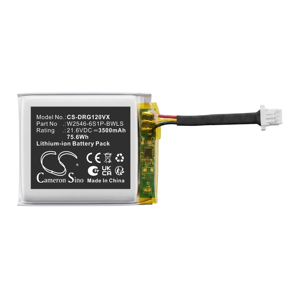 Batterijen compatibel met Dreame G12 G12 Dual Pro CS-DRG120VX