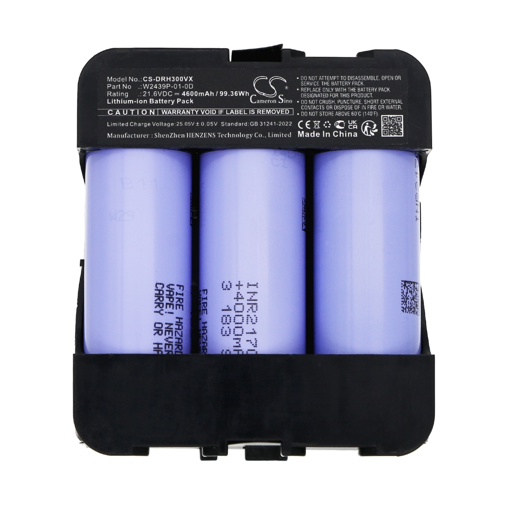 Batterijen voor stofzuigers Dreame CS-DRH300VX