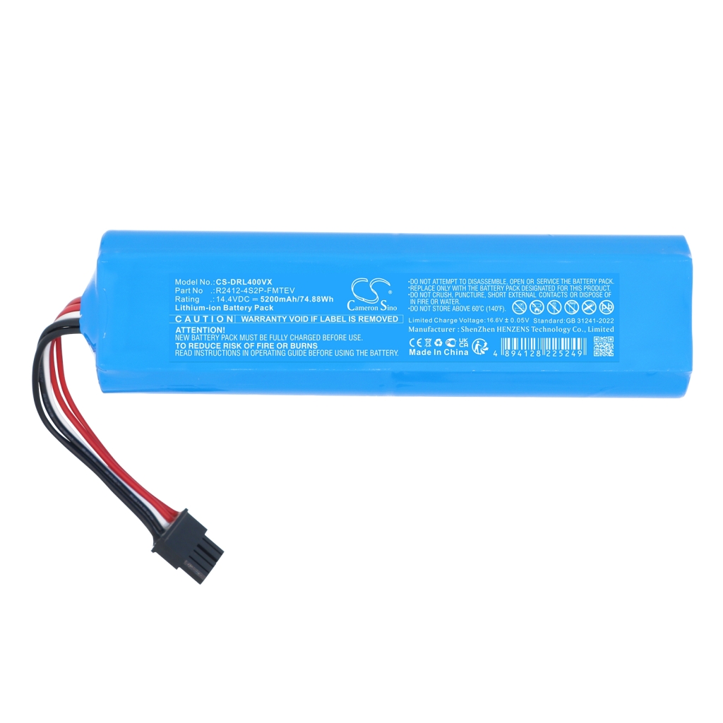 Battery compatible with Dreame CS-DRL400VX
