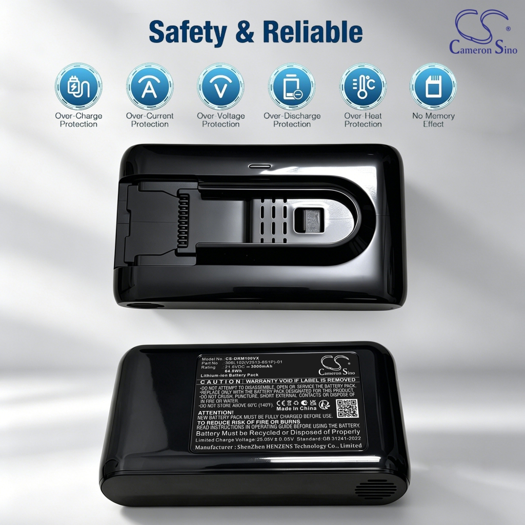 Battery compatible with Dreame CS-DRM100VX