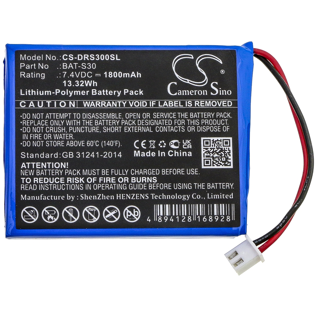 Batterijen Batterij voor elektrisch gereedschap CS-DRS300SL