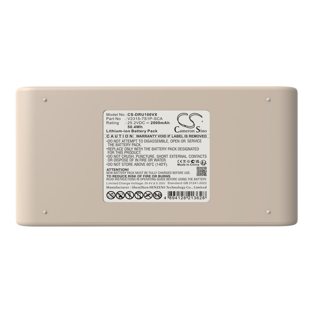 Batterijen voor stofzuigers Deerma CS-DRU100VX