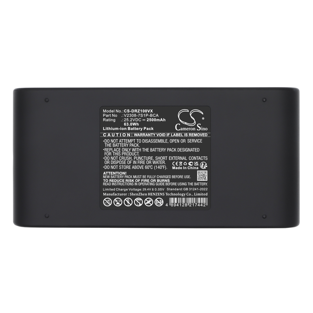 Battery compatible with Dreame CS-DRZ100VX