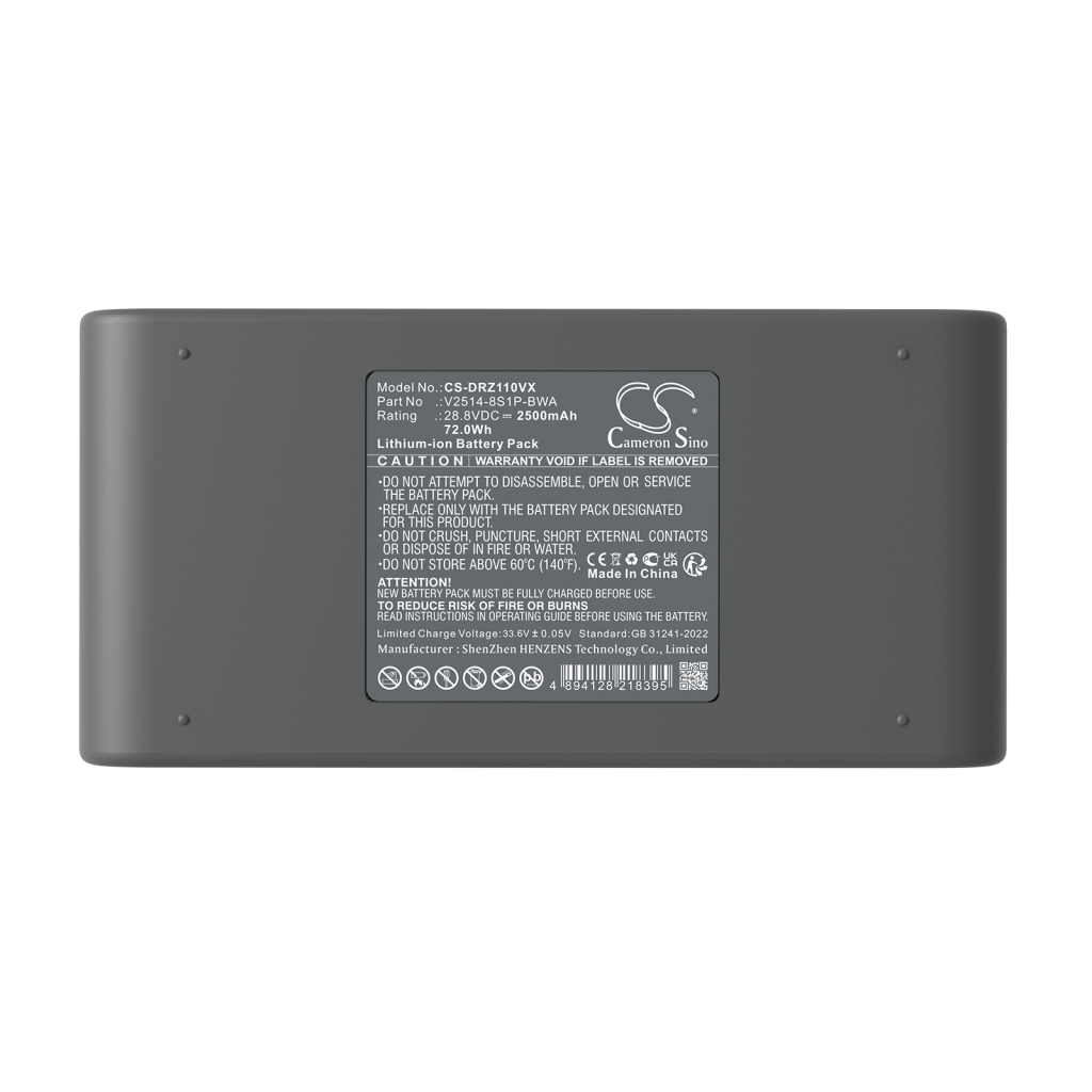 Batterijen Batterijen voor stofzuigers CS-DRZ110VX