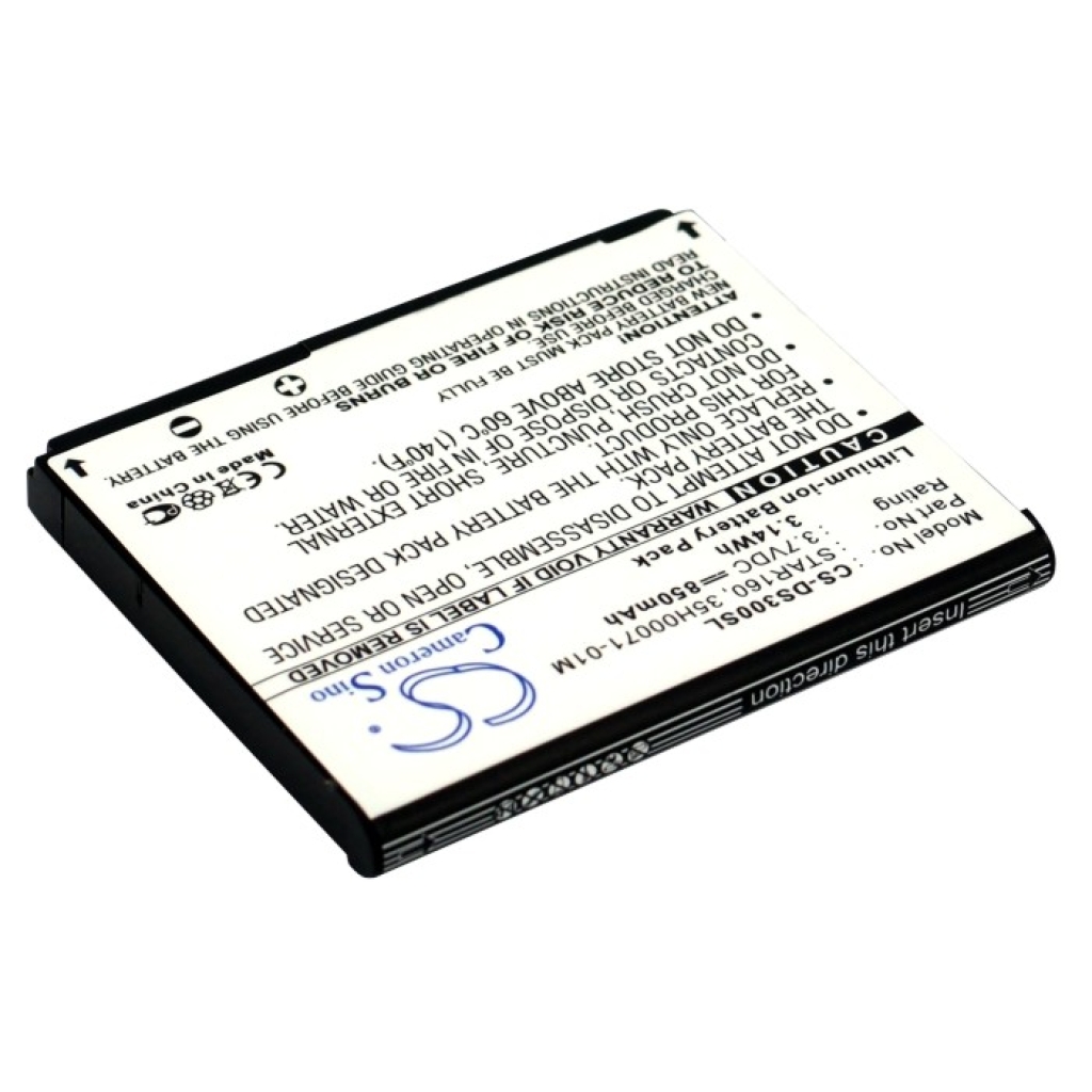 Compatibele batterijvervanging voor Qtek STAR160