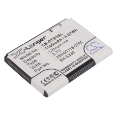 Compatible battery replacement for HTC 35H00118-00M,BA S330,JADE160