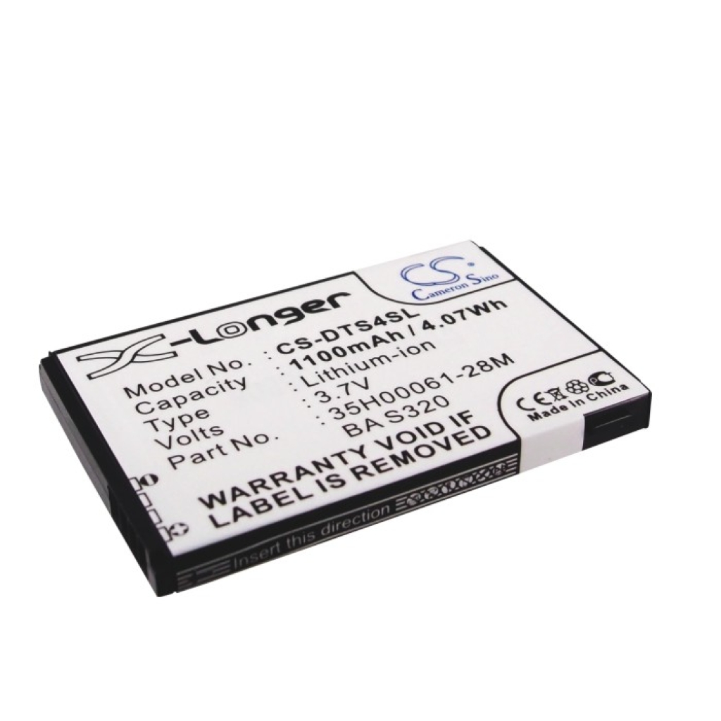 Battery compatible with HTC T-Mobile DOPOD CS-DTS4SL