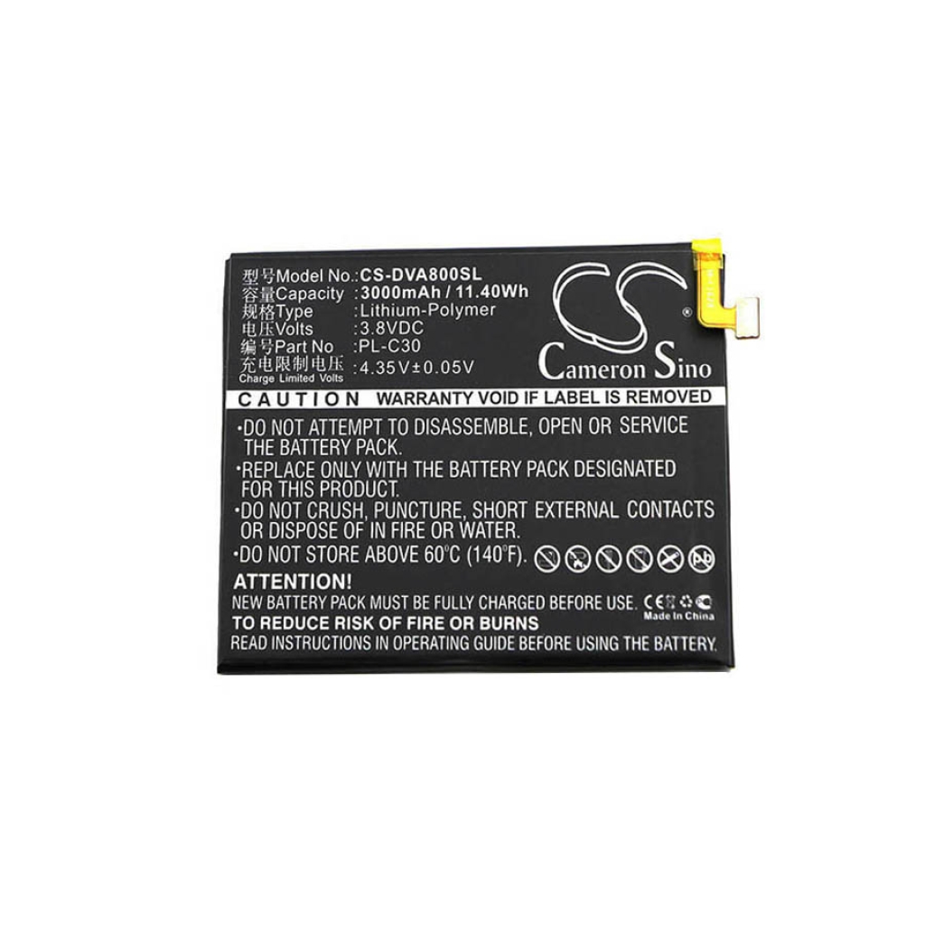Batterij voor mobiele telefoon DOOV CS-DVA800SL